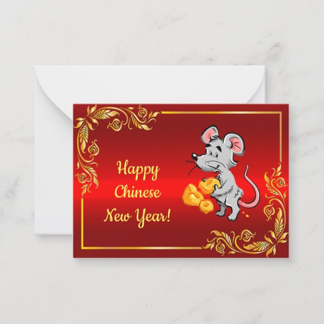 Mouse And Cheese Card (Front)