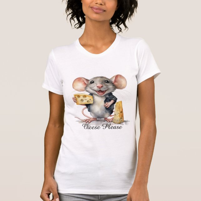 Mouse and Cheese, "Cheese Please" T-Shirt (Front)