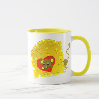 mouse and cheese mug