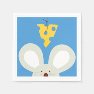 Mouse and Cheese Napkin