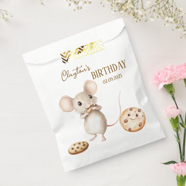 Mouse and Cookie Favour Bags (Sealed)