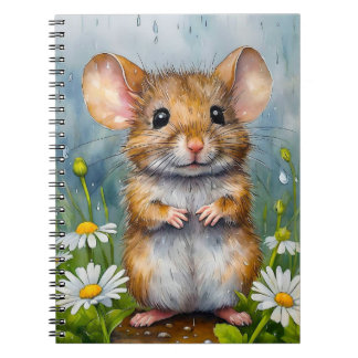 Mouse And Daisies School Notebook