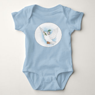 Mouse and Dove Peaceful Baby Romper Bodysuit
