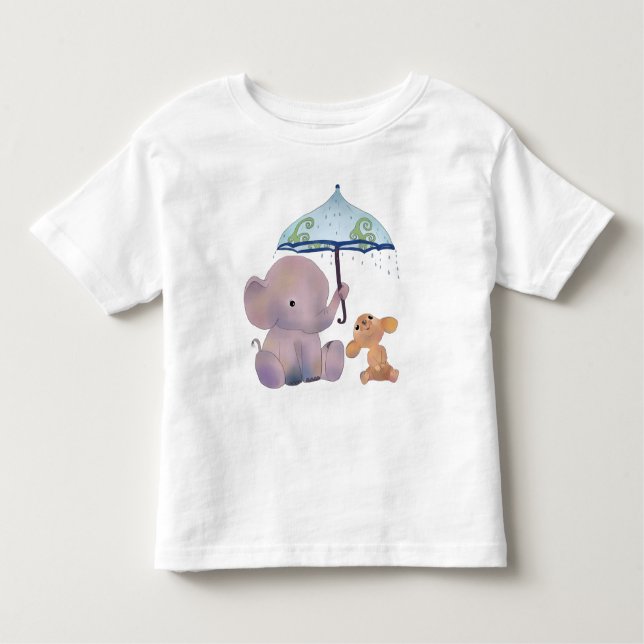 mouse and elephant toddler T-Shirt (Front)