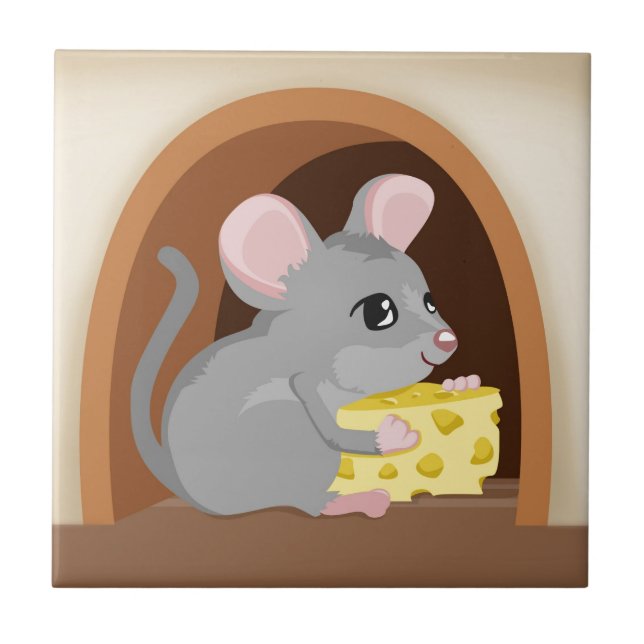 Mouse and mouse hole tile (Front)