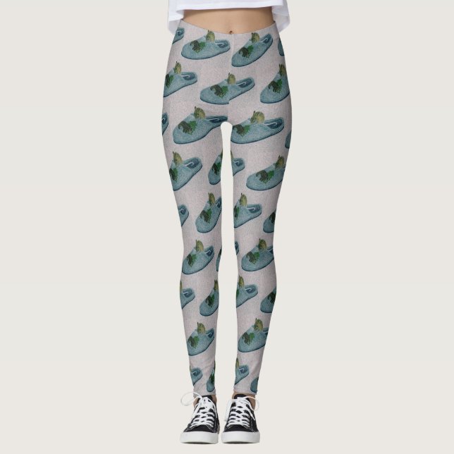 Mouse and Slipper Leggings (Front)