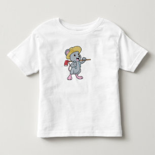 Mouse as Farmer with Axe & Hat Toddler T-Shirt