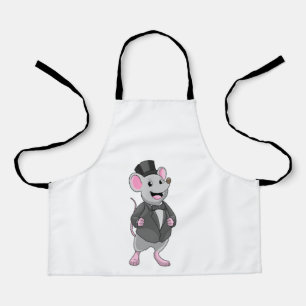 Mouse as Groom with Ribbon Apron