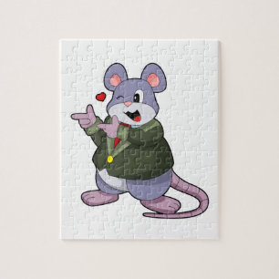 Mouse as Groom with Suit Jigsaw Puzzle