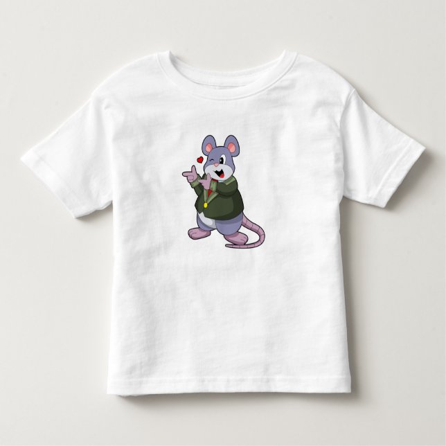 Mouse as Groom with Suit Toddler T-Shirt (Front)
