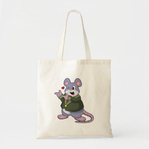 Mouse as Groom with Suit Tote Bag