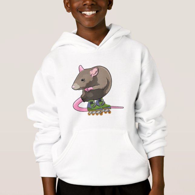 Mouse as Inline skater with Inline skates (Front)