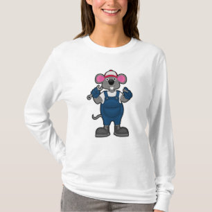 Mouse as Mechanic with Screw & Spanner T-Shirt