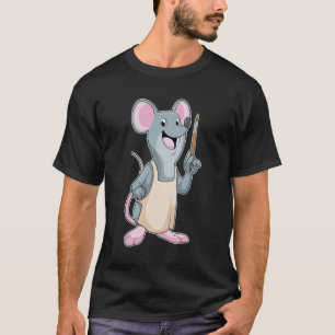 Mouse as Painter with Paint brush T-Shirt