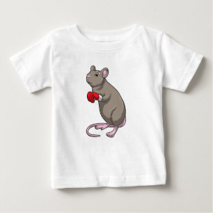 Mouse at Boxing with Boxing gloves Baby T-Shirt