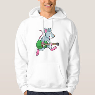 Mouse at Music with Guitar Hoodie