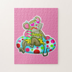 MOUSE AT THE BEACH JIGSAW PUZZLE