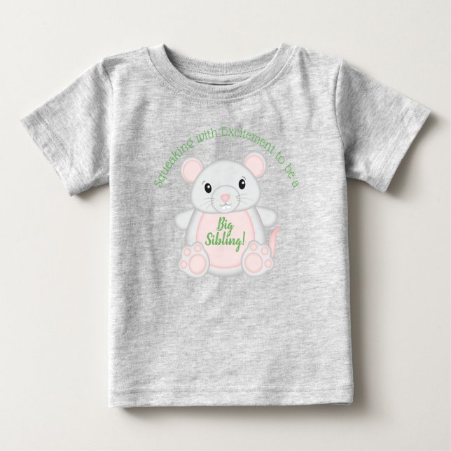 Mouse Baby Shower Baby T-Shirt (Front)