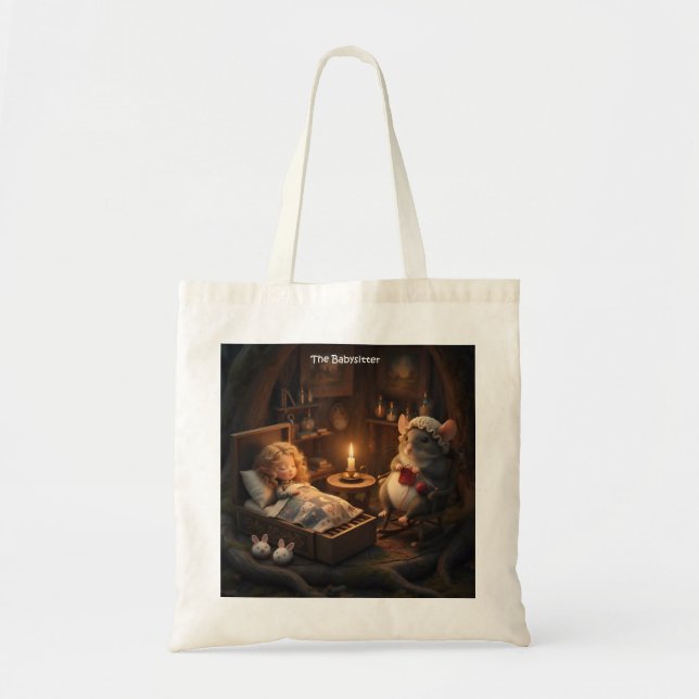 Mouse Babysitter Tote Bag (Front)