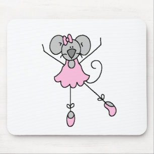Mouse Ballerina Three Mousepad