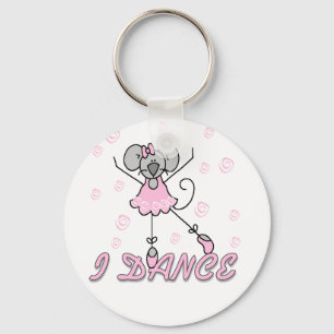 Mouse Ballet Tshirts and Gifts Key Ring
