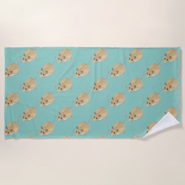 Mouse Beach Towel (Front)