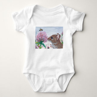 Mouse, Bee, Pink Cloer Baby Bodysuit
