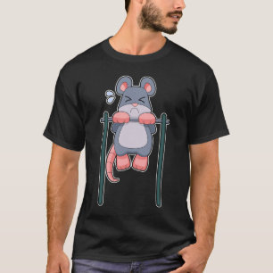 Mouse Bodybuilder Pull ups Fitness T-Shirt