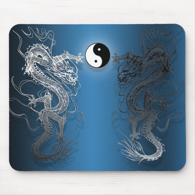 Mouse carpets the ying and yang dragons pad (Front)