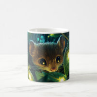 mouse Cartoon Style vibrant Cute Colorfull Coff