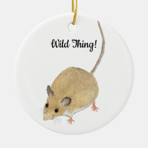 Mouse Ceramic Ornament