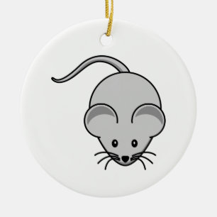 Mouse Ceramic Ornament
