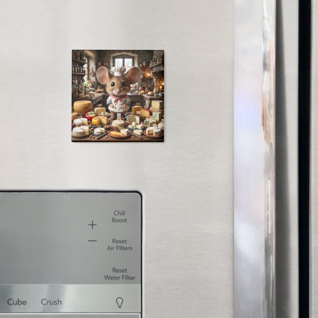 Mouse Cheesemaster Magnet (In Situ (Fridge))
