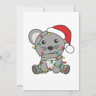 Mouse Christmas Winter Animals Holiday Mice Card