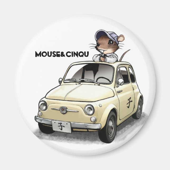 Mouse&Cinqu -Magnet- Magnet (Front)