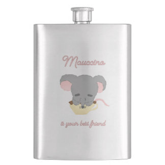 Mouse Cocoa Cappuccino Hip Flask