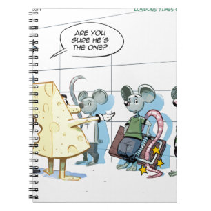 Mouse Crimes by Rick London Funny Notebook