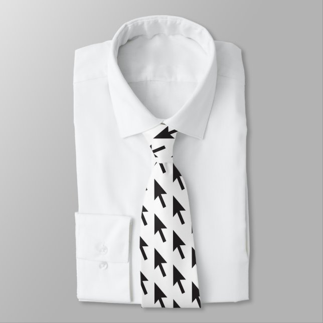 Mouse Cursor on Mens Tie (Tied)