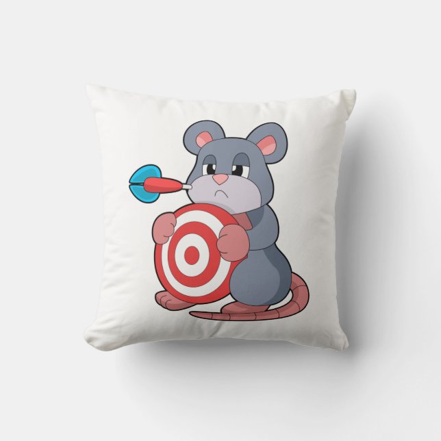 Mouse Darts Dart Dartboard Cushion (Front)