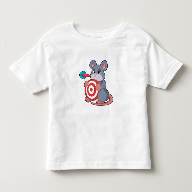 Mouse Darts Dart Dartboard Toddler T-Shirt (Front)