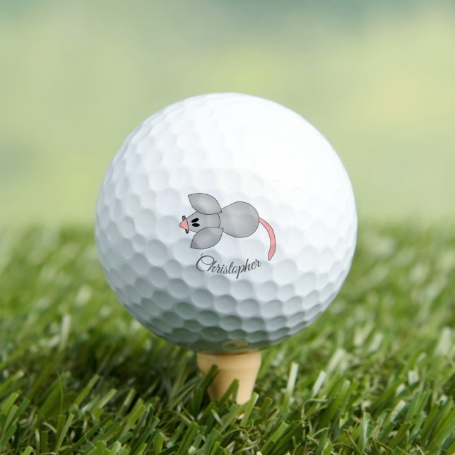 Mouse Design Golf Balls (Insitu Tee)