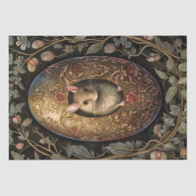 Mouse Easter Tissue Paper (Front)