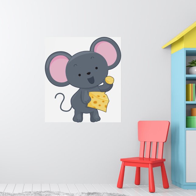 Mouse Eating Cheese Poster (Creator Uploaded)