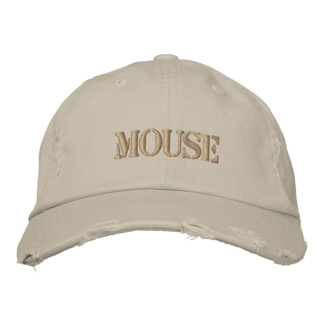 MOUSE EMBROIDERED HAT (Front)