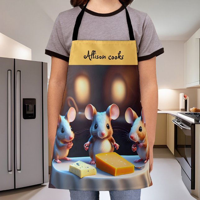 Mouse family at the dining table apron (Creator Uploaded)