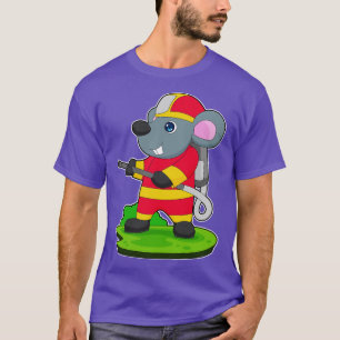 Mouse Firefighter Fire hose T-Shirt