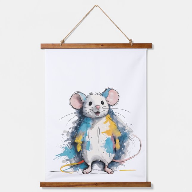 mouse hanging tapestry (Front)