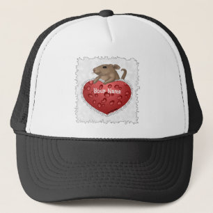 Mouse Heart Trucker Hat