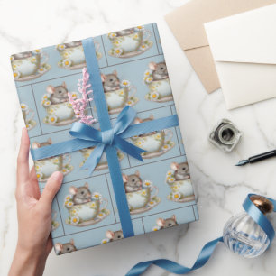 Mouse In a Teacup Wrapping Paper