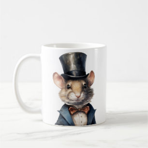 Mouse in a Top Hat and a Suit Mug